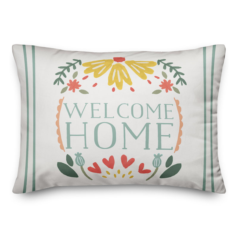 Floral Throw Pillow