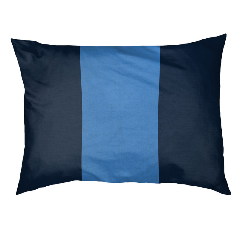 Coussin Golden State, Moyen (l 28 po x P 18 po x H 6 po), Bleu marine / bleu