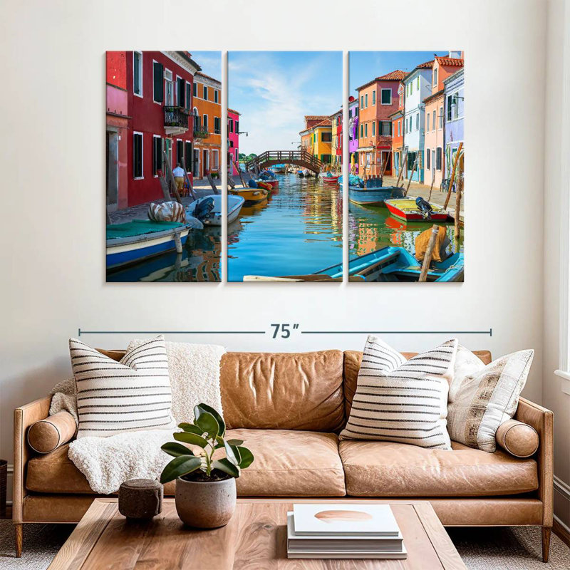 Quartier Sebbie Burano, H 42 po x l 65 po