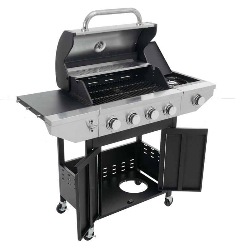 Barbecue au propane en acier inoxydable