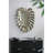 Hanging Gold Leaf Wall Art - 24.8X17.3X2" Aluminum Contemporary Design Decoration-549759594