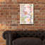 «Floral Love is patient» par Cindy Jacobs, art mural en verre acrylique-1379619154