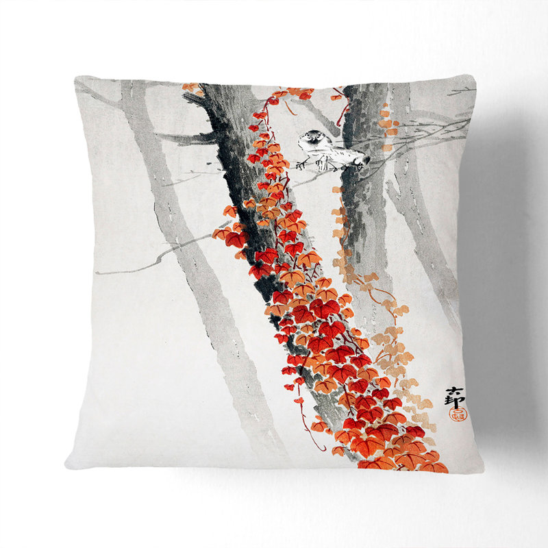 Floral Square Cushion, 40 x 40 cm