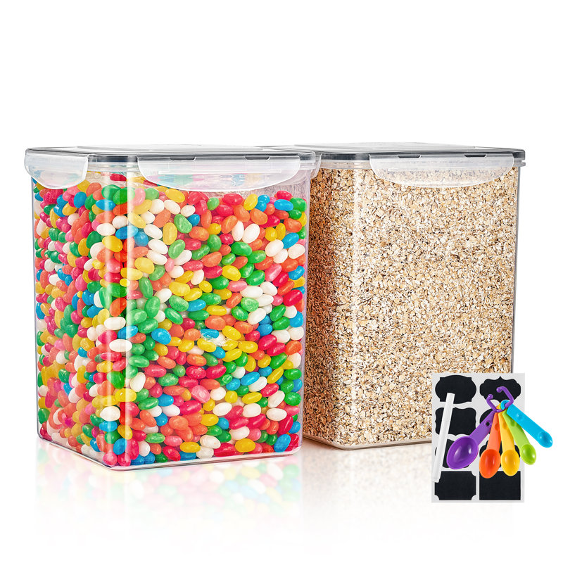  Airtight Food Storage Containers with Lids 2 Pack