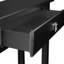 Console d'entrée - Bois massif, finition ardoise, 10 po x 30 po x 28 po