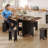 Chelia 5 Pieces Folding Extendable Dining Table Set with Drop Leaf, Storage Sehlf & Wheels-741115011