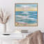 Sunny Seascape I by Avan Framed Canvas Wall Art Print-1520330278