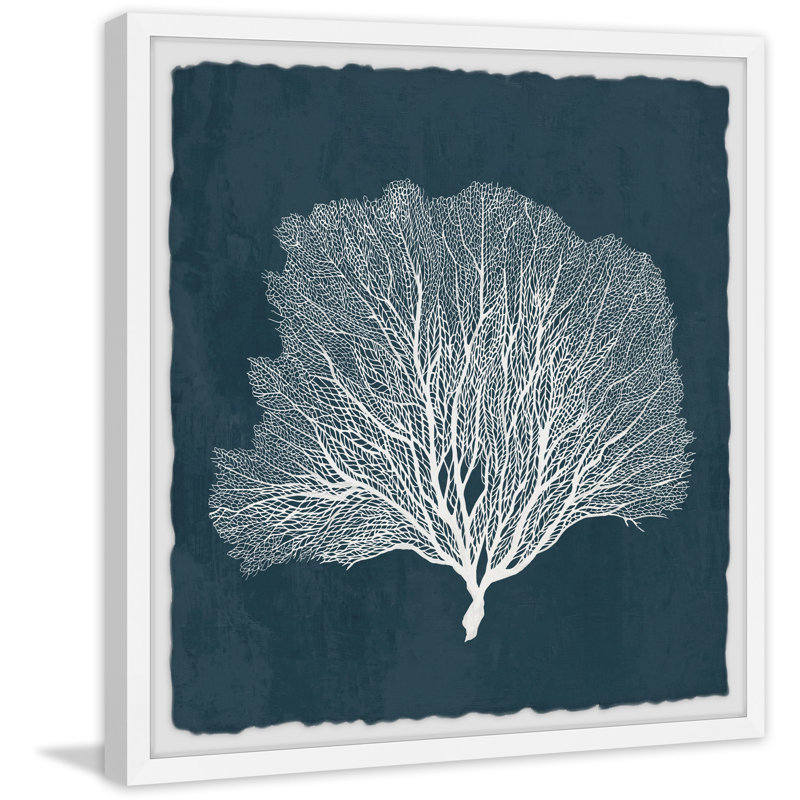 Sea Fan Coral by Marmont Hill - Single Picture Frame Painting, 45cm H x 45cm W