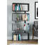 Priestley 161cm H x 72cm W Geometric Bookcase-1525962199