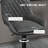 Swivel Upholstered Adjustable Height Counter Stool with Metal Frame