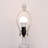 26" Metal, Dimmable, Distressed White, Coastal Table Lamp with Night Light (Bulb Included)