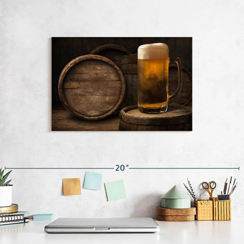 Yarlin Draft Beer Glass, 8" H x 12" W