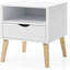 Table de bout Mid-Century moderne Jeff, table de bout et table d'appoint