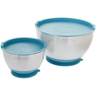 Food Prep Stainless Steel Nested Mixing Bowl Set