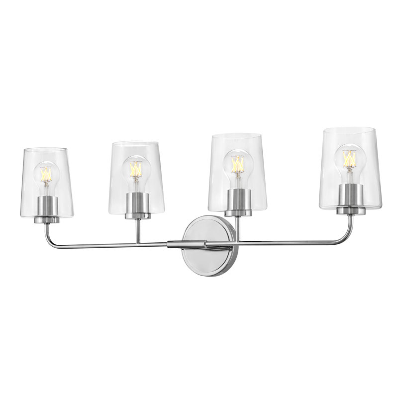 Éclairage pour salle de bain 4 lumières Verbena, Chrome