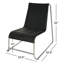 Chaise d'appoint empilable pour patio