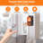 800w Wall Outlet Space Heater With 360° Rotatable Plug, Adjustable Thermostat & Remote Control, 2 Fan Speeds, 12-hour Timer, Overheat Protection For Office & Bedroom