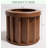 5 In. H X 6 In. W Round Aluminium Planter Pot-1988950178-1988950182