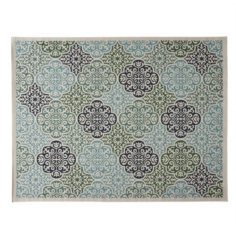 Tapis ivoire rectangulaire en polypropylène, Rectangle 7 pi 10 po x 10 pi