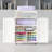 24.4'' x 14.8'' Crafting Storage Cabinet with Wheels