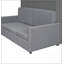 Grand lit escamotable mural avec coussin, gris-629775928-629775879