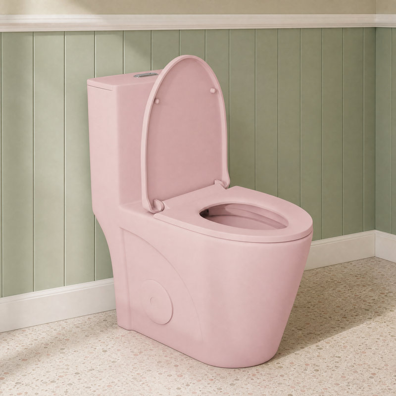 Toilette une pièce à double chasse, MaP 1000 g, hauteur confort 17 3/8 po ADA, cuvette allongée, siège brut de 12 po, fermeture en douceur et dégagement rapide, WaterSense