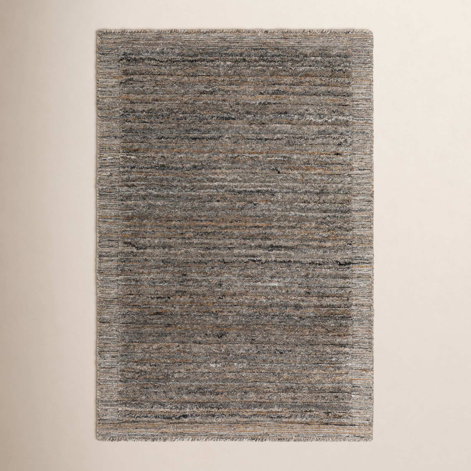 Felipa Hand-Knotted Striped Rug, Runner 2'6" x 8'