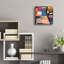  «Freeway 4» par Cheryl Warrick, art mural en verre acrylique, 12 po x 12 po