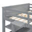 Lit mezzanine polyvalent avec tiroirs et bureau pour optimiser l'espace et la fonctionnalité, pour les petites pièces et une utilisation multifonctionnelle-1818385735