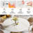 Babbie Round Stone Top Metal Base Dining Table