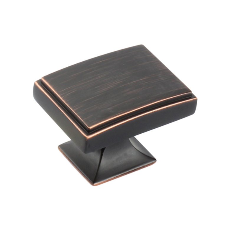 Poignée carrée, Bronze huilé