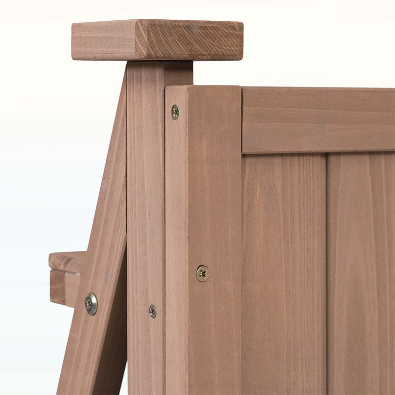 Versatile Gardening Workbench with Ample Storage and Robust Construction, Brown
