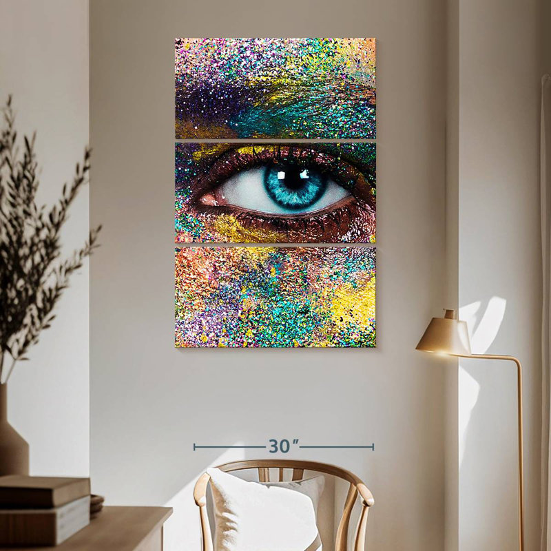 Shuttleworth Creative Glitter Makeup, 65" H x 42" W