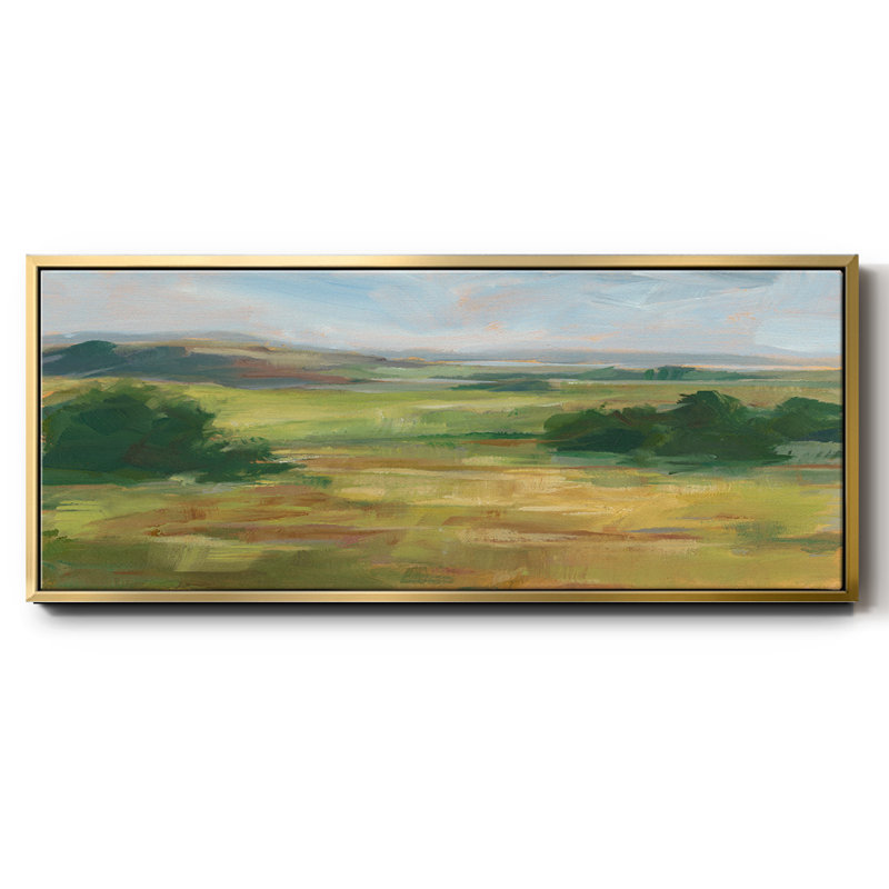 Green Valley I - toile encadrée, H 20 po x l 50 po