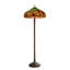 Lampe sur pied en verre teint 65 po de style Tiffany Hampstead 