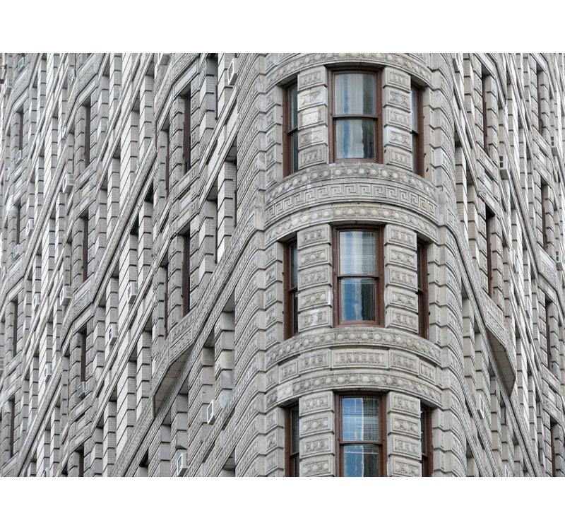 New York City Flatiron Building, H 28 po x l 37 po