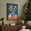 Flowers and Vessels Mid-Century 1 Piece Wrapped Canvas Wall Art-1439509864-1439509867