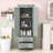 Modern Bathroom Storage Cabinet with Adjustable Shelf, 2 Drawers and Anti-Tipping Design-813373747