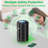 6FT Tower Power Strip with 16 Outlets & 5 USB Ports | Surge Protection | Fast Charging Station | Space-Saving Vertical Design | Silver