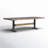 Janae Solid Wood Top Metal Base Dining Table-1850111261