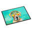 Weimaraner Hippie Dawg Indoor or Outdoor Mat 24x36