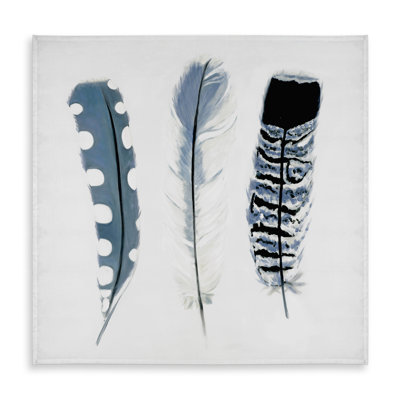 Blue Feathers Tablecloth - Indoor/Outdoor Home Decor