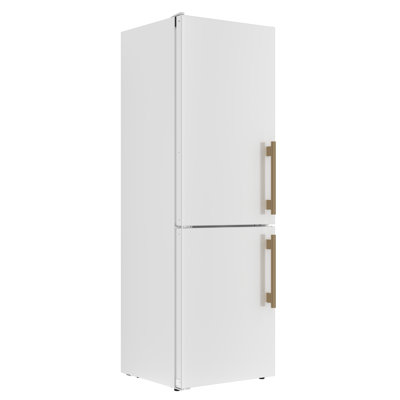 Forno Appliances Custodia 10.3 Cu. Ft. 24" Counter-Depth Bottom Freezer Refrigerator with Left-Hinge Door and Total No Frost