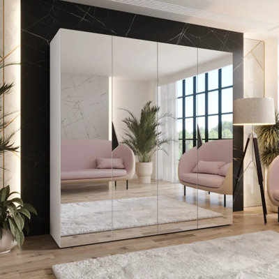 4 Door Manufactured Wood Wardrobe