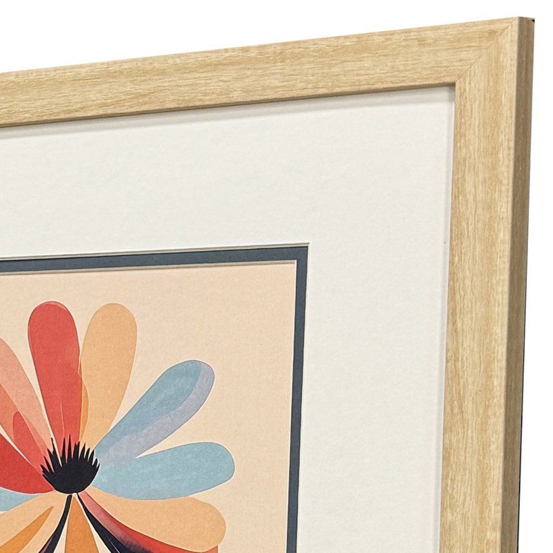 «Michie Comfort Flowers II», art encadré