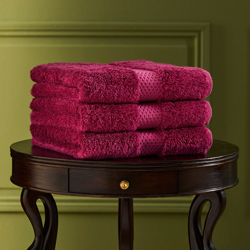 Etoile Bath Towel, Fuschia, 1 Hand Towel