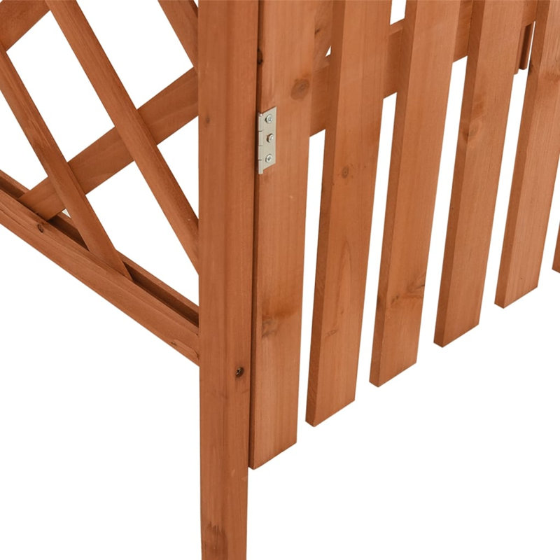 Arche de jardin VidaXL Arbor, Brun