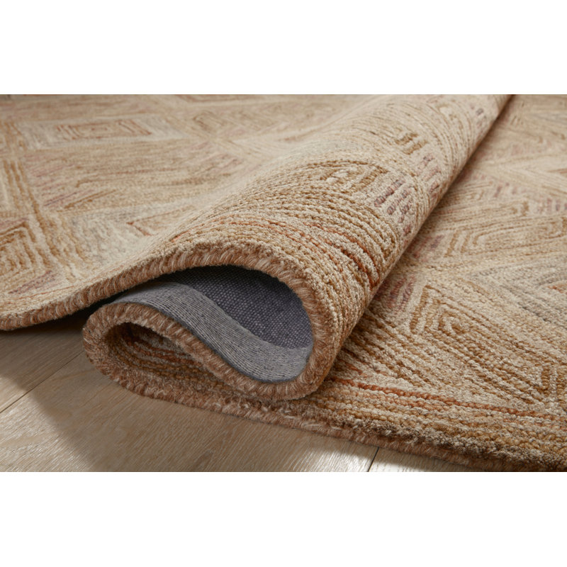 Kadidia Wool Geometric Indoor Rug, Rectangle 5' x 7'6"