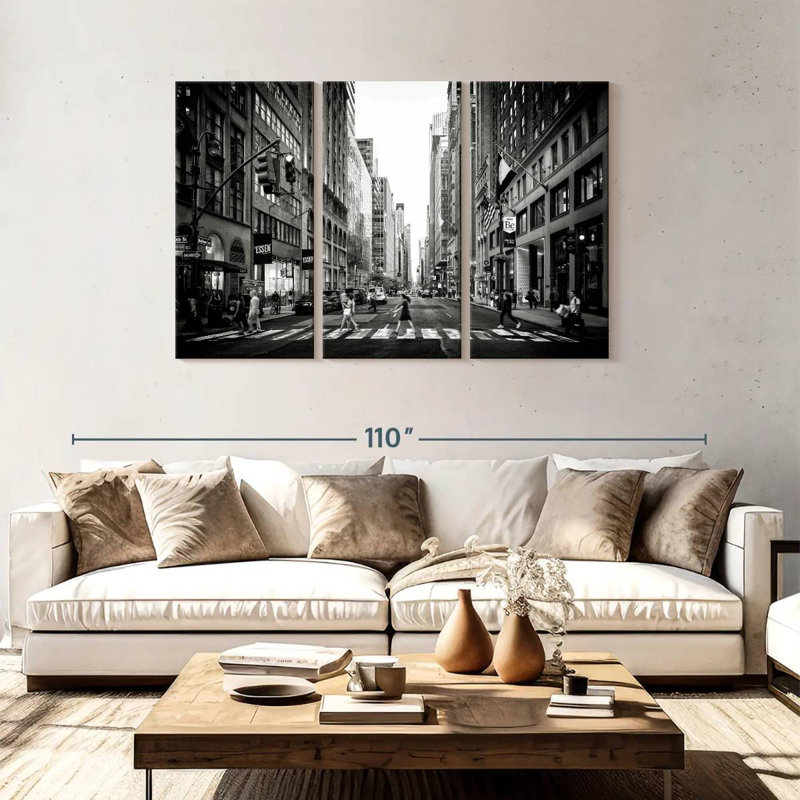  «Madison Avenue», H 48 po x l 74 po