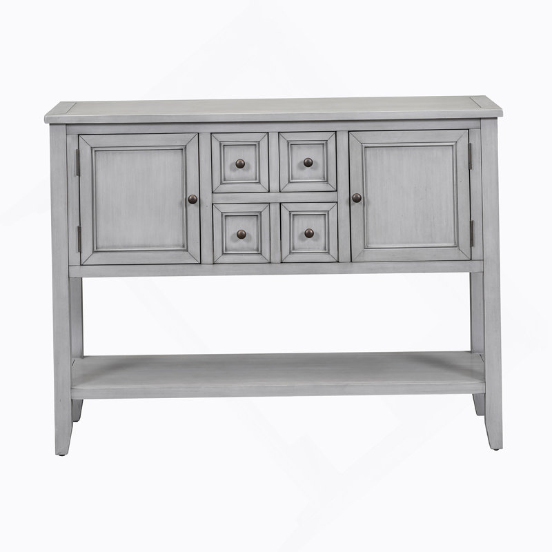 Cambridge Series Vintage Buffet Sideboard Console Table With Bottom Shelf For Ample Storage And Elegant Home Decor